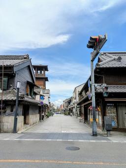 小江戸川越の風景 川越,小江戸川越,時の鐘の写真素材