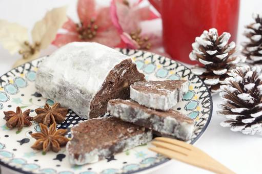 シュトーレン　ショコラ シュトーレン,シュトレン,ショコラの写真素材