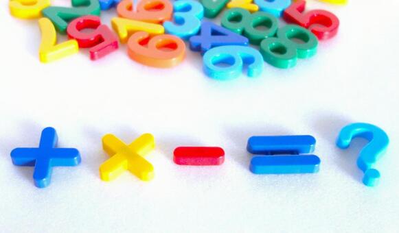 数字＆数式（小物） 数字,算数,数学の写真素材