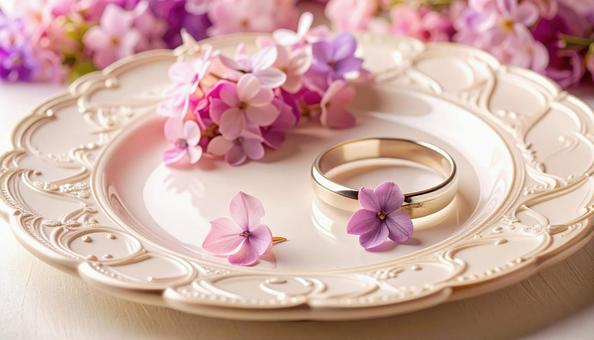 美しいナプキンリング 美しいナプキンリングの写真