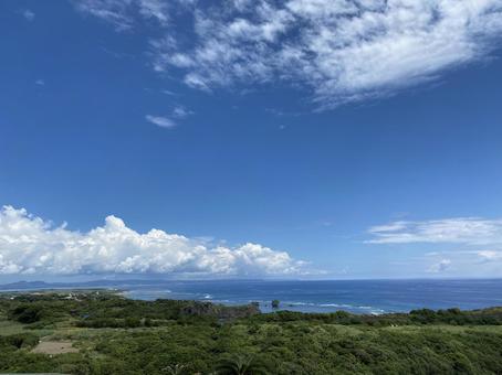 爽快な青空 爽快な青空の写真