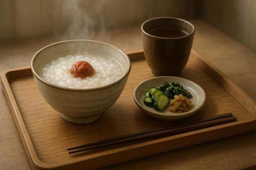 あっさり朝ごはん あっさり朝ごはんの写真