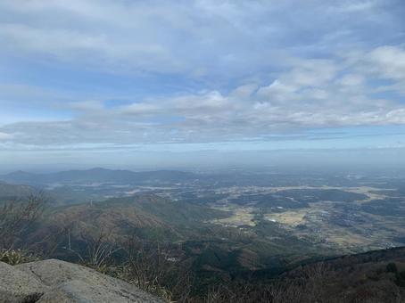 山並みと雲が広がる眺望 山並みと雲が広がる眺望 山並み,雲,眺望の写真素材