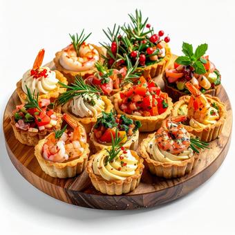 クリスマスパーティーオードブル盛り合わせ クリスマスパーティーオードブル盛り合わせの写真