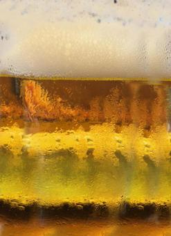 生ビールの泡 生ビールの泡 泡,ジョッキ,夏の写真素材