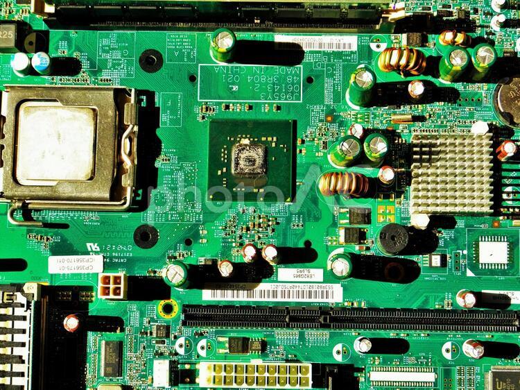 パソコン内部　プリント配線基盤５ プリント配線基板,電子回路,都市鉱山の写真素材