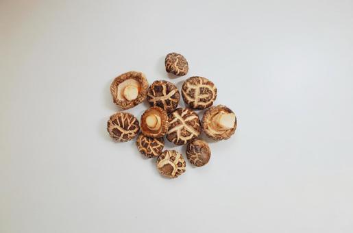 干し椎茸のクローズアップ3 干し椎茸のクローズアップ3の写真