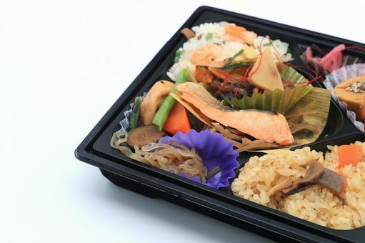 おこわ弁当 弁当,おこわ,米の写真素材