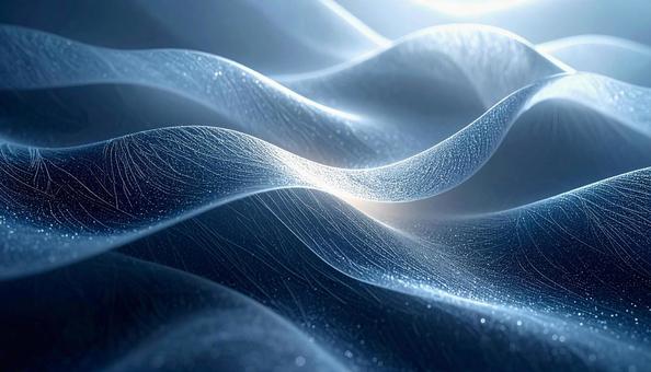 幻想的な青の抽象波紋 幻想的な青の抽象波紋の写真