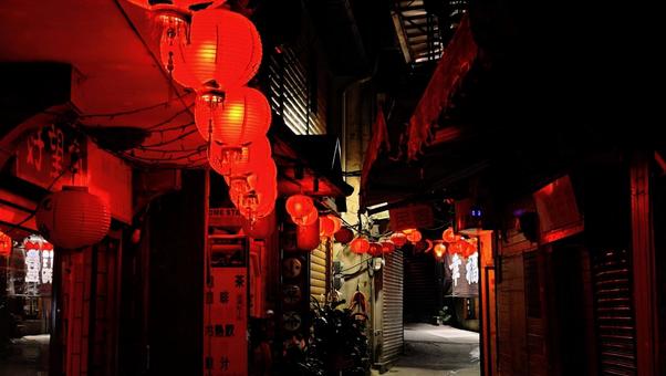 九份の街並み02の写真