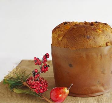 パネトーネ クリスマス  菓子 イタリア パネトーネ,クリスマス,お菓子の写真素材