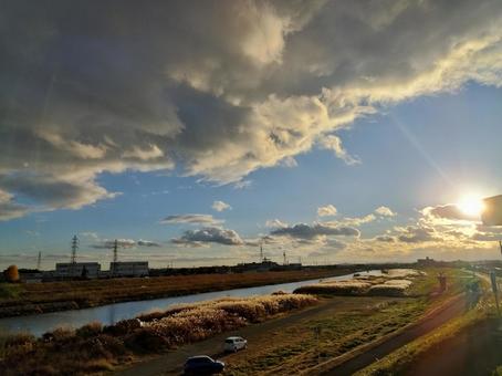Autumn evening, JPG