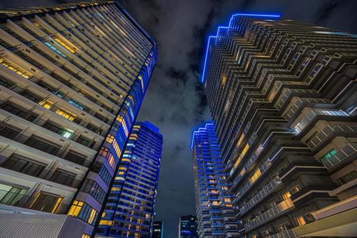都市夜景 都市夜景 都市夜景,夜景,夜の写真素材