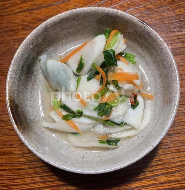 R7.03.01　かぶの漬け物 野菜,夕食,かぶの写真素材