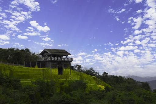 鬼ノ城の風景 鬼ノ城の風景の写真