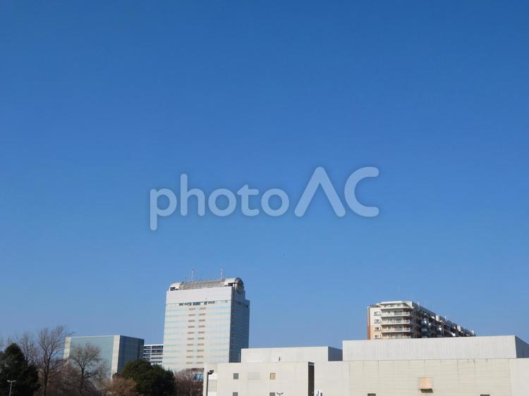つくば市の街並み 街並み,ビル,市街地の写真素材