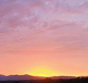 夕空 夕空の写真