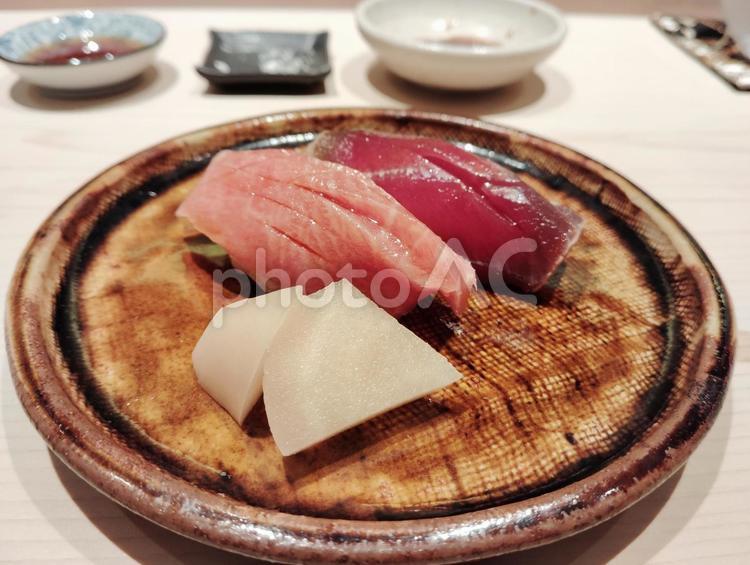 マグロの握り マグロ,握り,赤身の写真素材