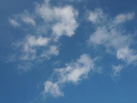 青空と雲の写真