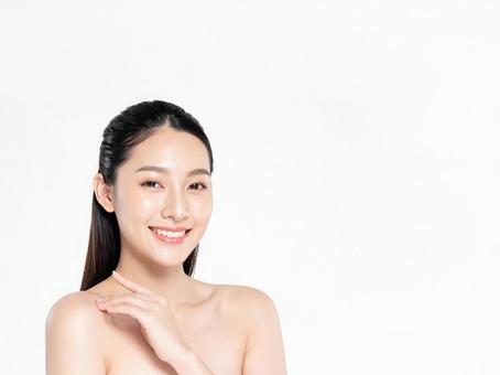 美容系のバナーに使えそうな女性 美容系のバナーに使えそうな女性の写真