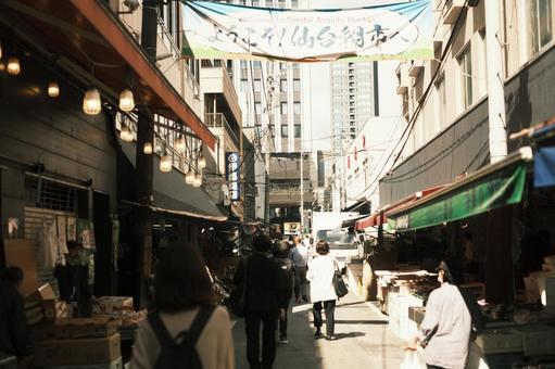 仙台朝市 仙台朝市,仙台,朝市の写真素材