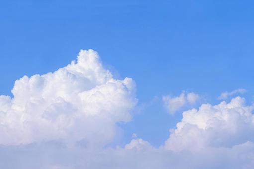 青空と入道雲 青空と入道雲の写真
