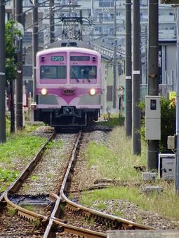 流鉄流山線5000系 さくら 小金城趾駅 流鉄流山線5000系 さくら 小金城趾駅 流鉄,流山線,5000系の写真素材