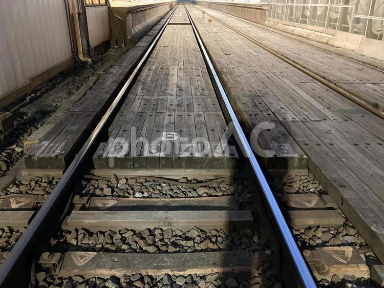 鉄道の線路のイメージ 鉄道,線路,私鉄の写真素材