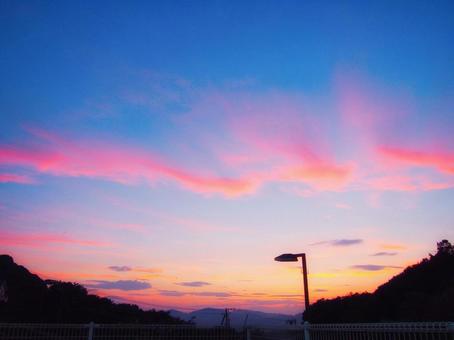 夕方 夕方の写真