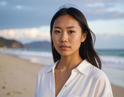 晩夏・夏の終わり、海辺の彼女 晩夏・夏の終わり、海辺の彼女の写真