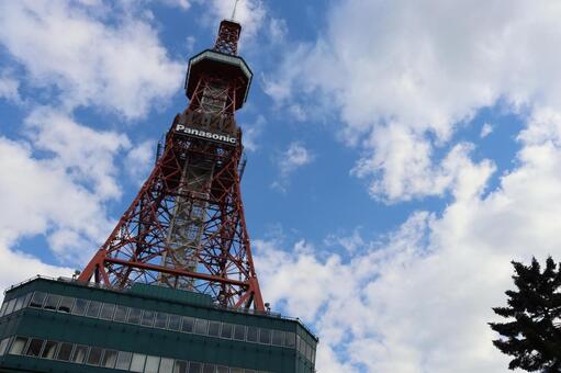 さっぽろテレビ塔 北海道,札幌市,電波塔の写真素材