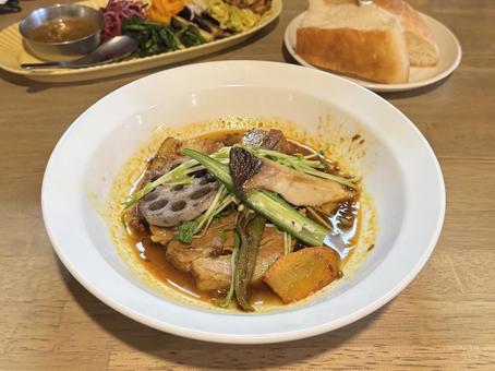 野菜たっぷりのカフェランチ カフェ,カフェランチ,ヘルシーの写真素材