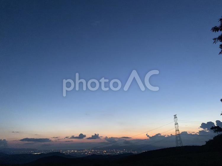 夕暮れ 夕暮れ,夕焼け,日暮れの写真素材