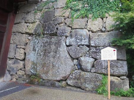 上田城の真田石 真田石,上田城,真田の写真素材