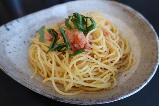 Mentaiko spaghetti, JPG Mentaiko spaghetti, JPG