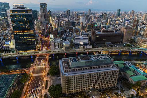 都市夜景 都市夜景の写真