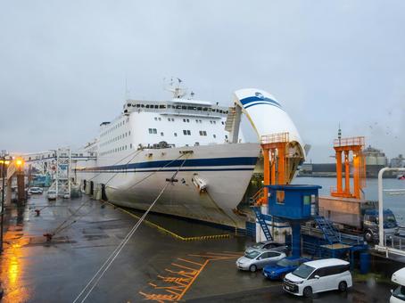 太平洋フェリー_きそ　 太平洋フェリー,きそ,仙台港の写真素材