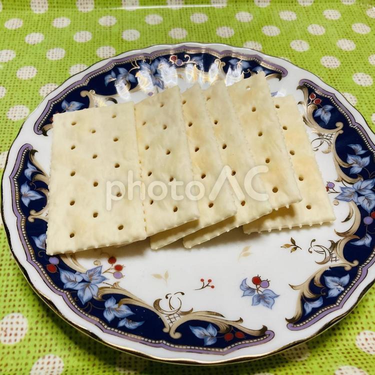 クラッカー〜とまらない、やみつき クラッカー,小麦粉,おやつの写真素材
