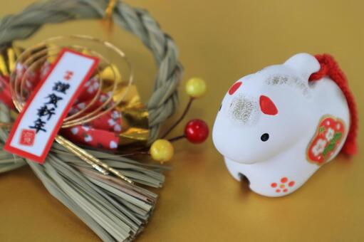 年賀状素材・午（3） 年賀状,年賀状素材,午年の写真素材