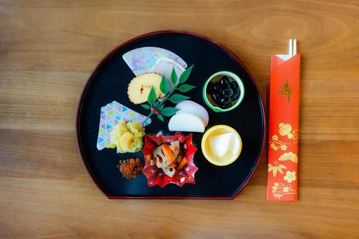 家庭のおせち料理 おせち,正月,新年の写真素材