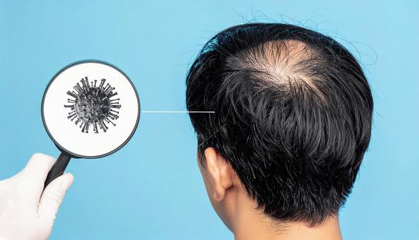 脱毛症 髪の毛の健康状態のチェック 脱毛症 髪の毛の健康状態のチェックの写真