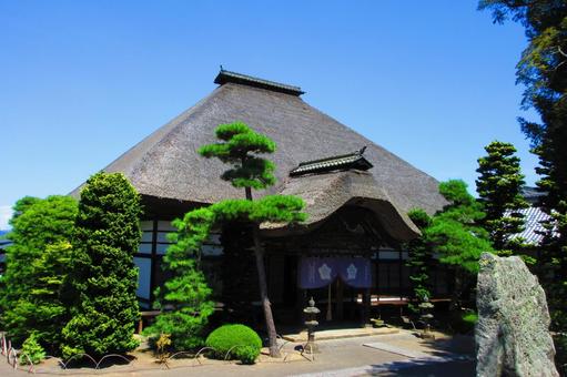 長野県-前山寺-本堂 長野県-前山寺-本堂 前山寺,寺,独鈷山の写真素材