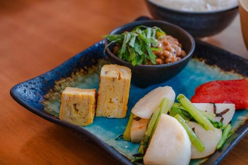和風の健康的な朝食 朝食,和食,納豆の写真素材