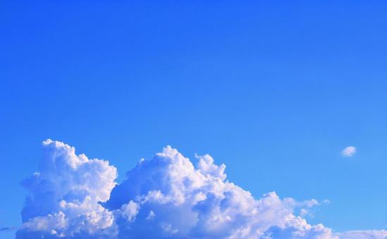 空画像・背景素材/夏の空雲 空画像・背景素材/夏の空雲の写真