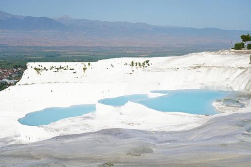 トルコ　パムッカレ_2 トルコ,海外,観光の写真素材