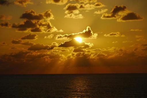 Sunset over the Sea of Japan, JPG