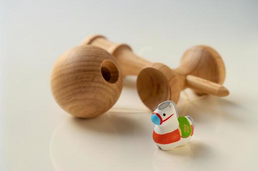 午年　年賀状素材の写真