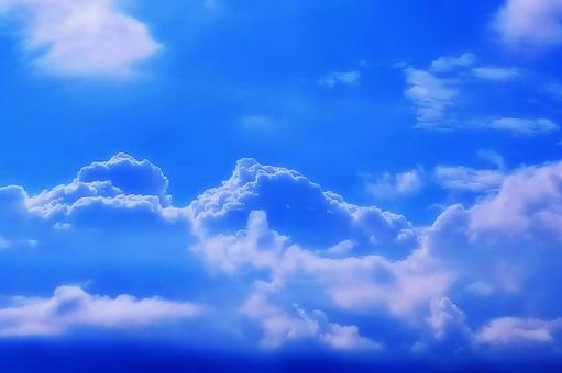 初秋の空と雲 初秋の空と雲の写真