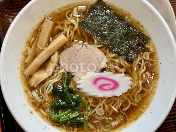 昔ながらのシンプルな醤油ラーメンの美味さ ラーメン,醤油,チャーシューの写真素材