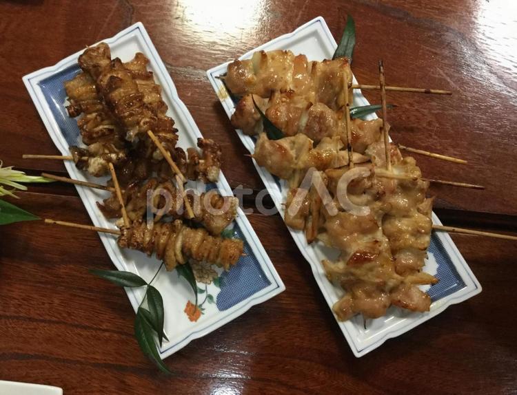 焼き鳥 焼き鳥,やきとり,おいしいの写真素材